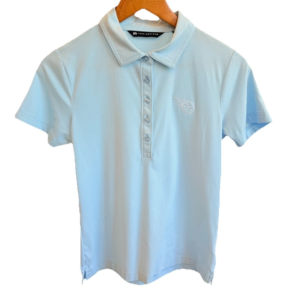 Travis Mathew Performance Polo Shirt Golf Tennessee Titans Womens Size Small